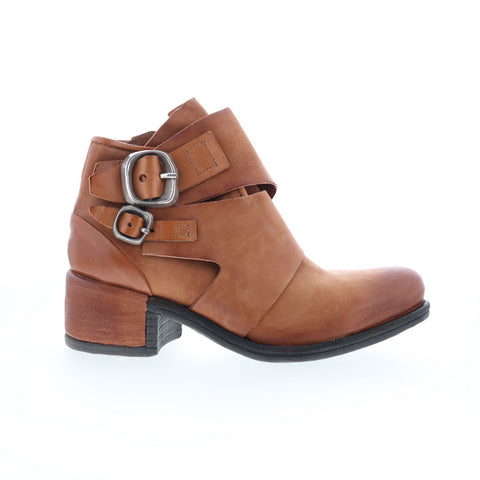 A.S. 98 Olin 548214-301-6871 Womens Brown Leather Zipper Casual Dress Boots