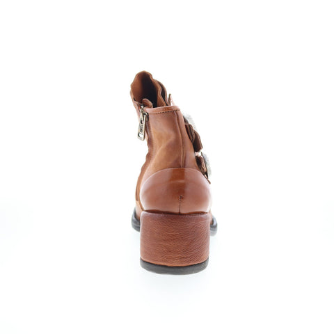 A.S. 98 Olin 548214-301-6871 Womens Brown Leather Zipper Casual Dress Boots