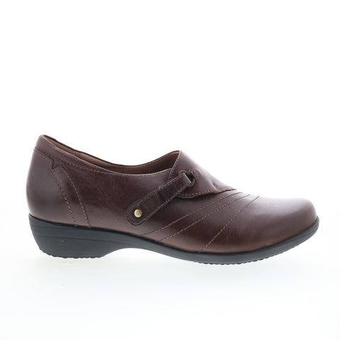 Dansko Franny 5501-690200 Womens Brown Leather Mary Jane Flats Shoes