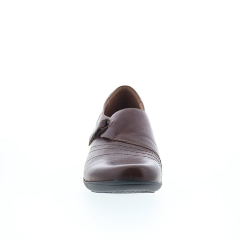 Dansko Franny 5501-690200 Womens Brown Leather Mary Jane Flats Shoes