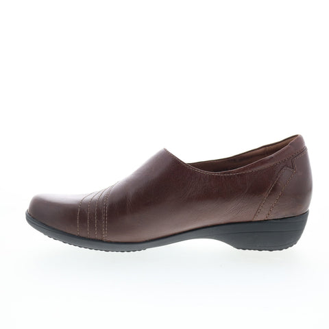 Dansko Franny 5501-690200 Womens Brown Leather Mary Jane Flats Shoes