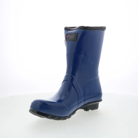 Pajar Mariah Rubber 55637 Womens Blue Synthetic Pull On Casual Dress Boots