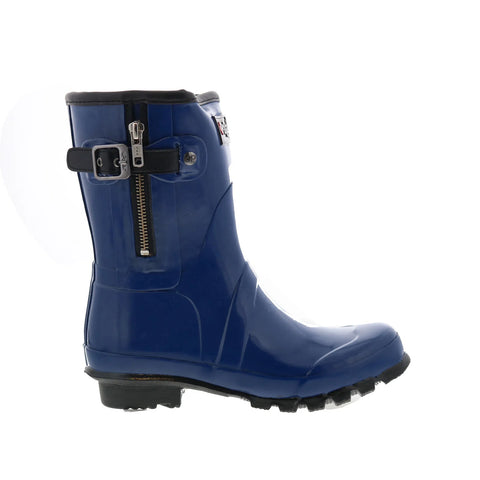Pajar Mariah Rubber 55637 Womens Blue Synthetic Pull On Casual Dress Boots