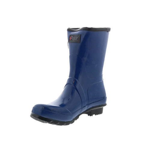 Pajar Mariah Rubber 55637 Womens Blue Synthetic Pull On Casual Dress Boots