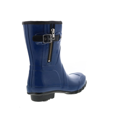 Pajar Mariah Rubber 55637 Womens Blue Synthetic Pull On Casual Dress Boots
