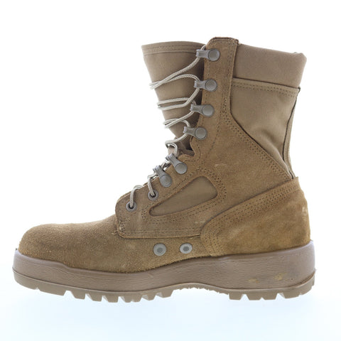 McRae Marine Hot Weather Made In USA 55MB Mens Brown Wide Tactical Boots