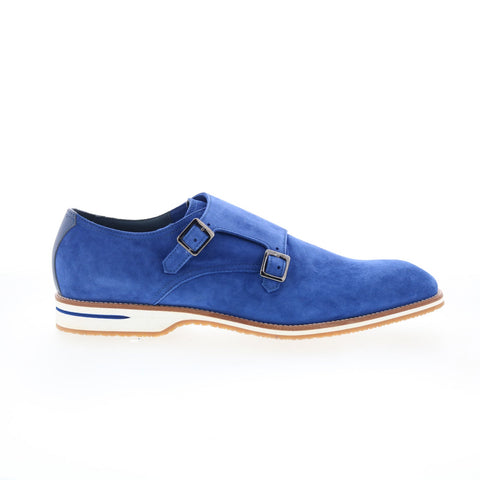 Zelli Italia Leggera Blue Suede Mens Blue Loafers & Slip Ons Casual Shoes