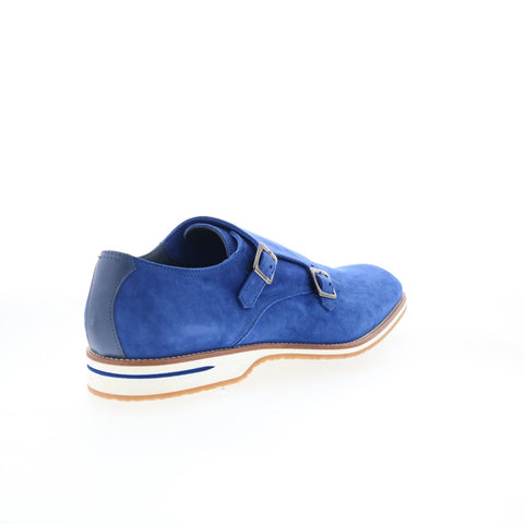 Zelli Italia Leggera Goat Suede Mens Blue Loafers & Slip Ons Casual Shoes