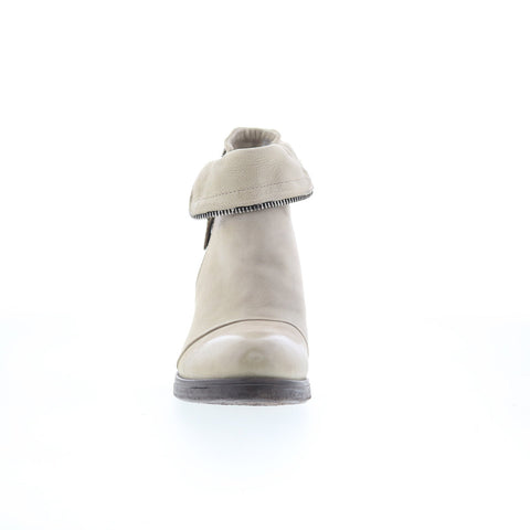 Miz Mooz Swish 560278-101-6477 Womens Gray Leather Ankle & Booties Boots