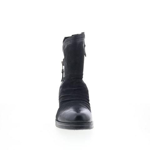 Miz Mooz Serene 560280-101-6002 Womens Black Leather Casual Dress Boots