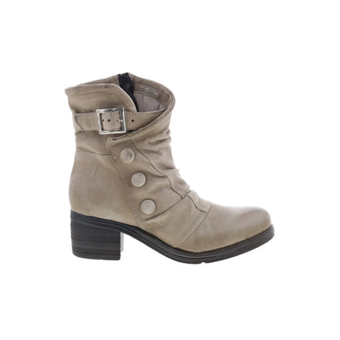 Miz Mooz Sidney 560283-101-6477 Womens Brown Leather Casual Dress Boots