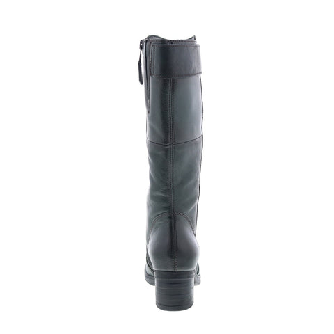 Miz Mooz Sharen Womens Green Leather Zipper Knee High Boots