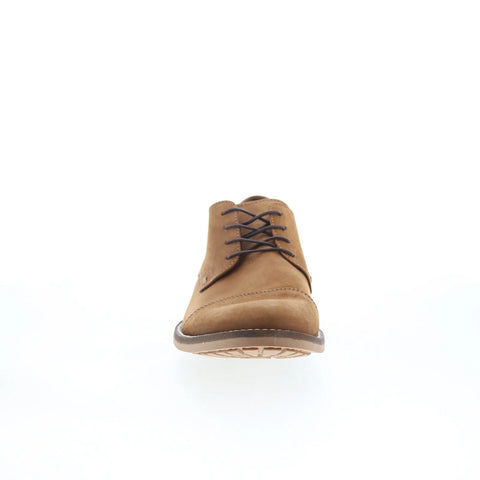 T.B. Phelps 5709-9-100 Mens Brown Nubuck Oxfords & Lace Ups Cap Toe Shoes