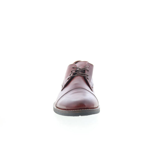 T.B. Phelps 5709-9-100 Mens Red Leather Oxfords & Lace Ups Cap Toe Shoes