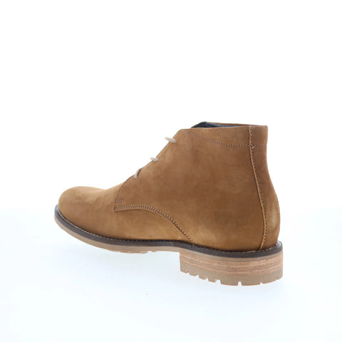 T.B. Phelps 5716-9-100 Mens Brown Nubuck Lace Up Chukkas Boots