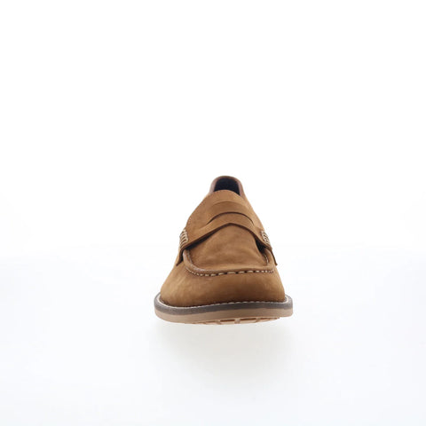 T.B. Phelps 5719-9-100 Mens Brown Leather Loafers & Slip Ons Penny Shoes