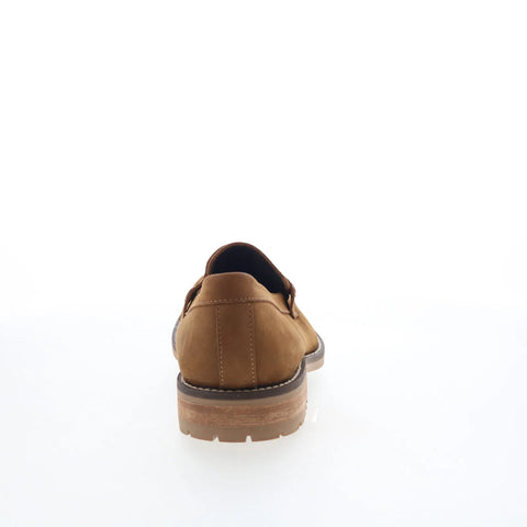 T.B. Phelps 5719-9-100 Mens Brown Leather Loafers & Slip Ons Penny Shoes