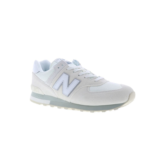 New Balance 574 U5742SP Mens Beige Suede Lace Up Lifestyle Sneakers Shoes