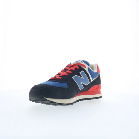 New Balance 574 U574RBA Mens Blue Suede Lace Up Lifestyle Sneakers Shoes