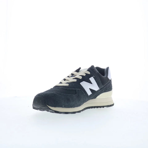 New Balance 574 U574RBH Mens Gray Suede Lace Up Lifestyle Sneakers Shoes