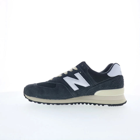New Balance 574 U574RBH Mens Gray Suede Lace Up Lifestyle Sneakers Shoes