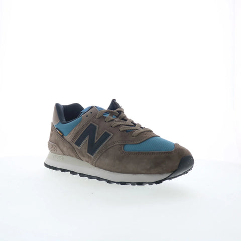 New Balance 574 U574SOB Mens Brown Suede Lace Up Lifestyle Sneakers Shoes