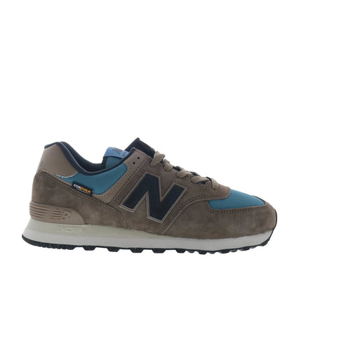 New Balance 574 U574SOB Mens Brown Suede Lace Up Lifestyle Sneakers Shoes