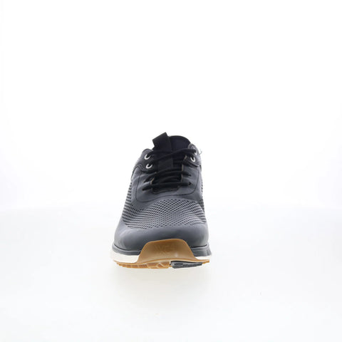 Johnston & Murphy 59-3865 Mens Black Leather Oxfords & Lace Ups Casual Shoes