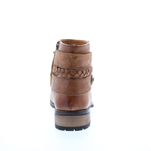 Rawhide 5936 Womens Brown Leather Zipper Western Boots