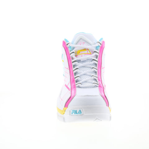Fila Grant Hill 2 5BM01377-134 Womens White Leather Athletic Basketball Shoes