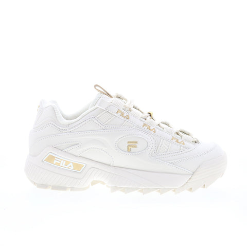 Fila D Formation 5CM00776-090 Womens White Synthetic Lifestyle Sneakers Shoes