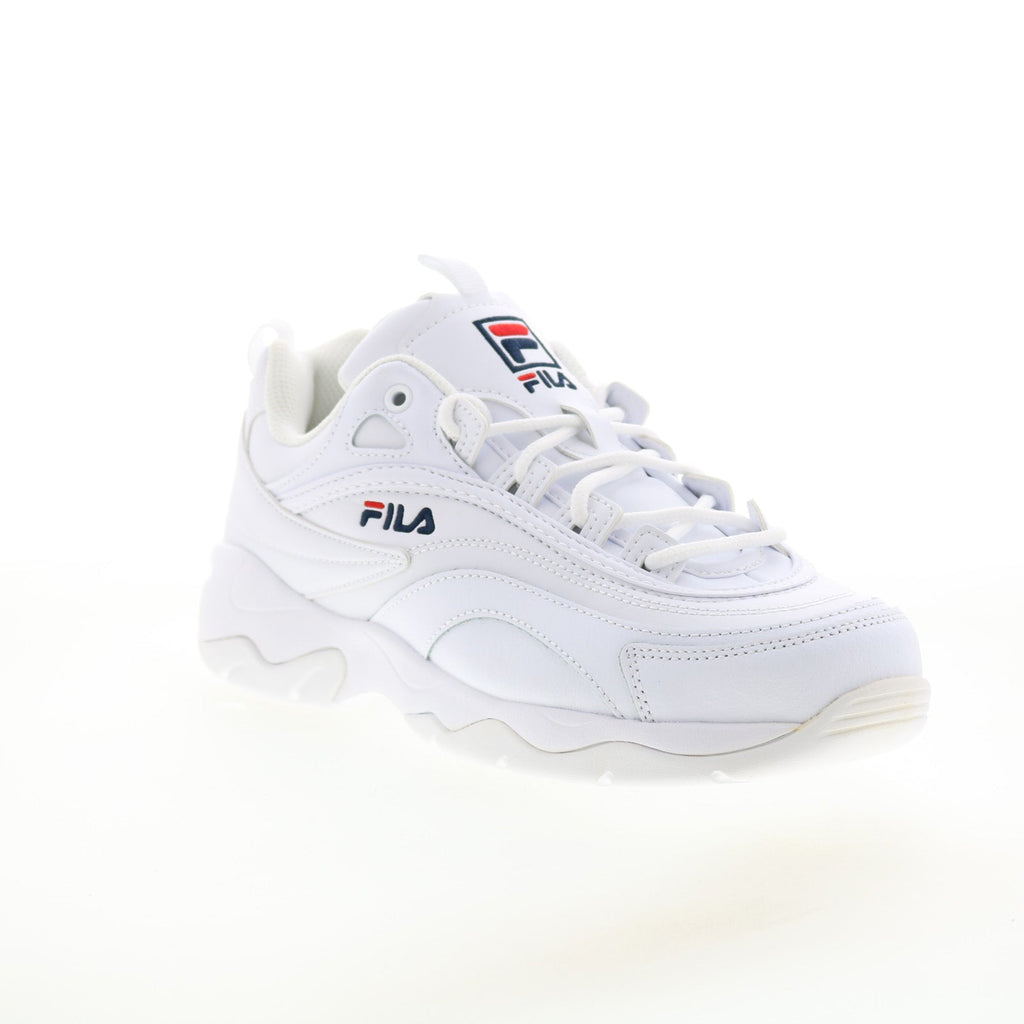 Fila Disarray 5CM00783-125 Womens Leather White Lifestyle Sneakers Sho ...