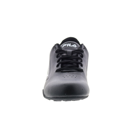 Fila Forlani Outline Flag Womens Black Motorsport Inspired Sneakers Shoes