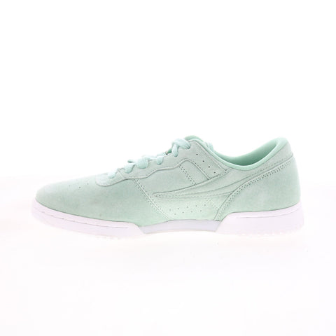 Fila Original Fitness Premium Womens Green Suede Lifestyle Sneakers Shoes