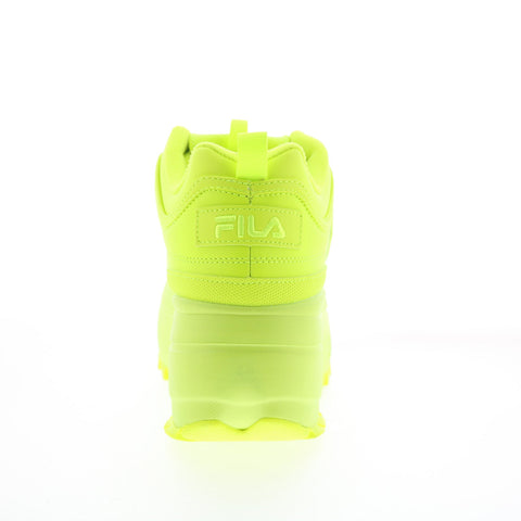 Fila Disruptor II Wedge 5FM00704-700 Womens Yellow Lifestyle Sneakers Shoes