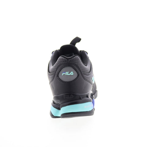 Fila Sonic Fuel Re- Energized Womens Black Leather Lifestyle Sneakers Shoes