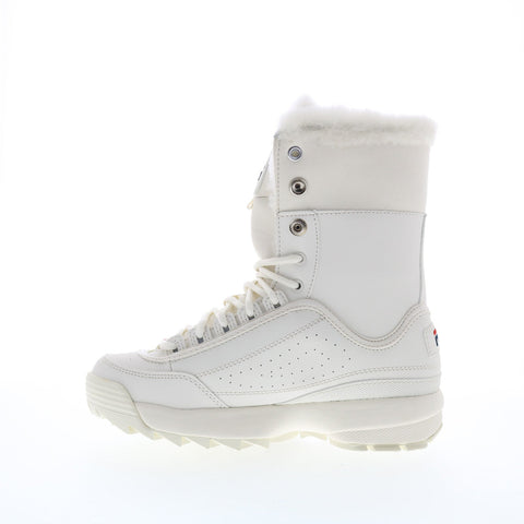 Fila Disruptor Shearling 5HM00544-125 Womens White Casual Dress Boots