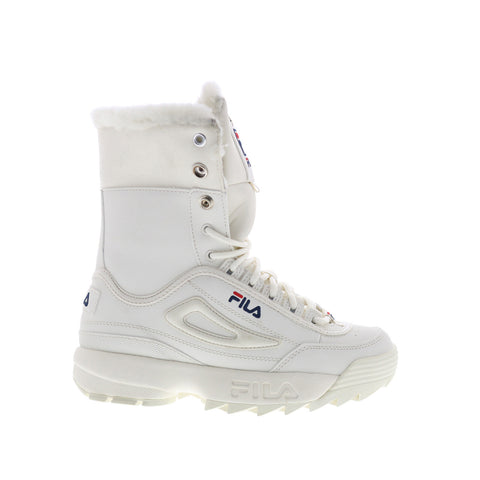 Fila Disruptor Shearling 5HM00544-125 Womens White Casual Dress Boots