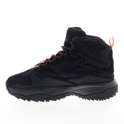 Fila Ranger Boot 5HM01097-001 Womens Black Suede Lace Up Casual Dress Boots