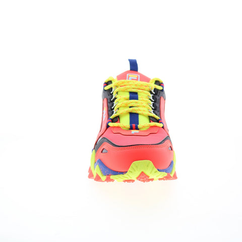 Fila Oakmont Trail 5JM00950-808 Womens Orange Leather Athletic Hiking Shoes