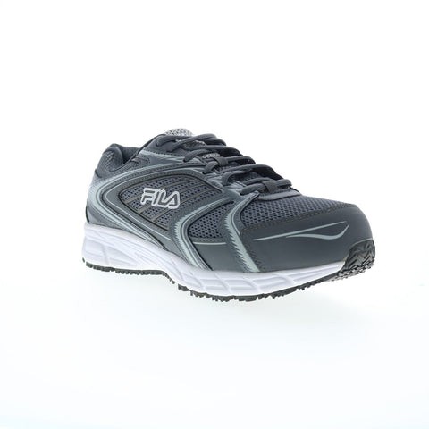 Fila Memory Reckoning 9 Slip Resistant CT Womens Gray Athletic Work Shoes