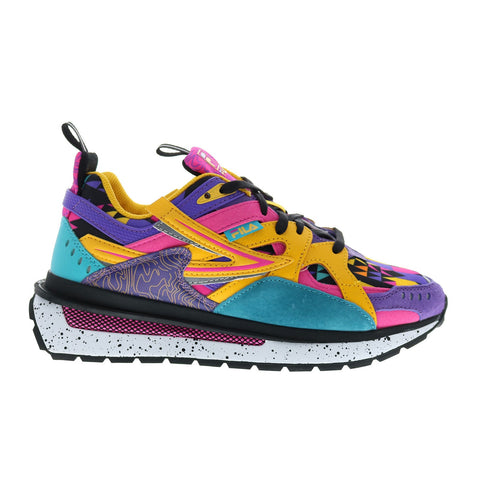 Fila Sandenal 5RM01745-019 Womens Purple Leather Lifestyle Sneakers Shoes