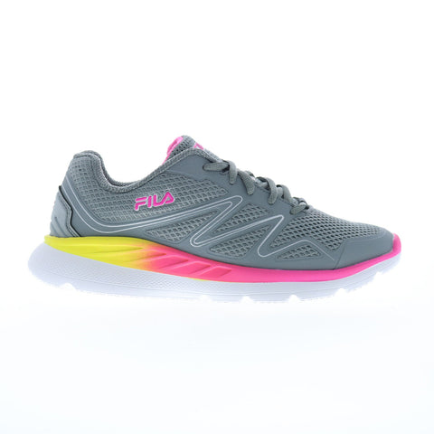Fila Memory Panorama 9 5RM01889-070 Womens Gray Mesh Athletic Running Shoes
