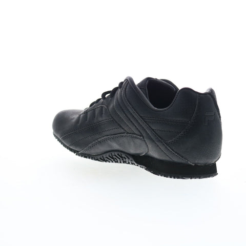 Fila Memory Elleray 5 Slip Resistant Womens Black Athletic Work Shoes