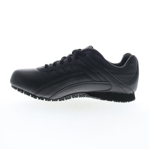 Fila Memory Elleray 5 Slip Resistant Womens Black Athletic Work Shoes