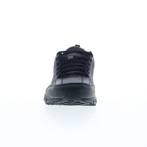 Fila Memory Radiance Slip Resistant Womens Black Athletic Work Shoes