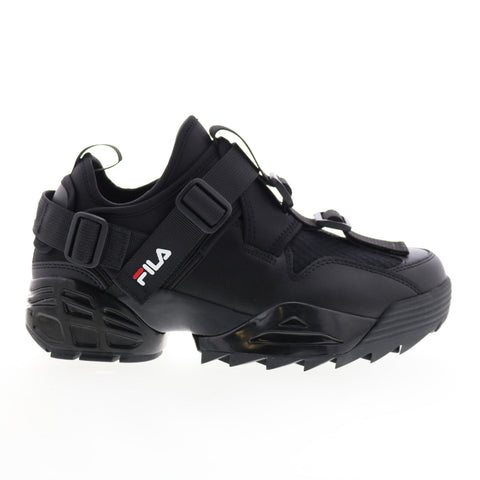 Fila Unit LE 5XM01523-013 Womens Black Canvas Lifestyle Sneakers Shoes