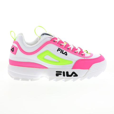 Fila Disruptor II Premium 5XM01763-145 Womens White Lifestyle Sneakers Shoes