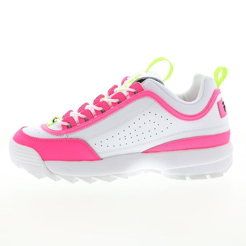 Fila Disruptor II Premium 5XM01763-145 Womens White Lifestyle Sneakers Shoes