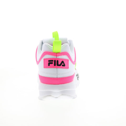 Fila Disruptor II Premium 5XM01763-145 Womens White Lifestyle Sneakers Shoes